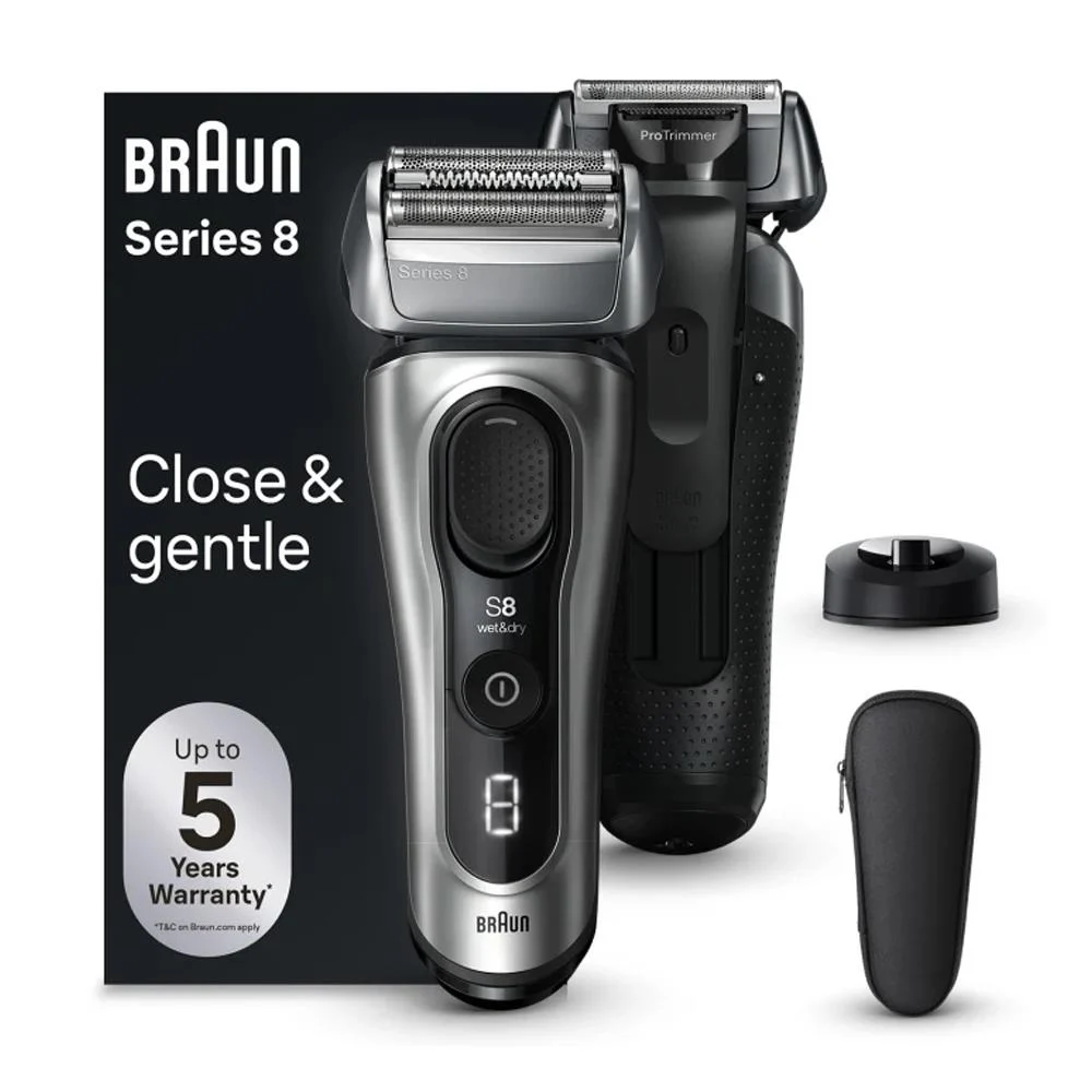 Braun 8517S Islak ve Kuru Tıraş Makinesi, Şarj Standı ve Seyahat Kılıfı - Tıraş Makineleri kategorisi