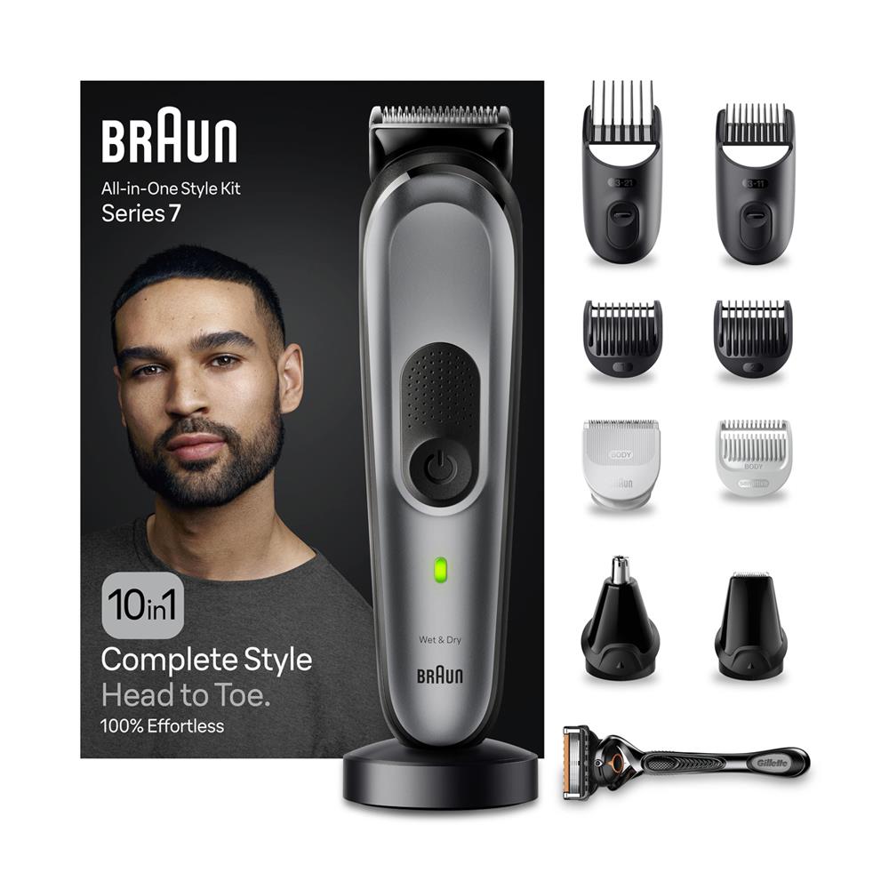 BRAUN MGK 7420 10'U BİR ARADA ERKEK BAKIM KİTİ - Tıraş Makineleri kategorisi