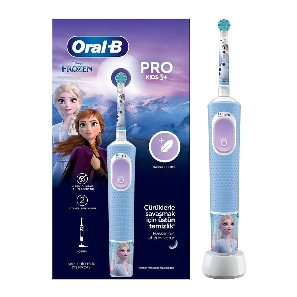Oral B Vitality Pro Frozen Özel Seri Çocuklar İçin Şarj Edilebilir Diş Fırçası - Diş Bakımı kategorisi