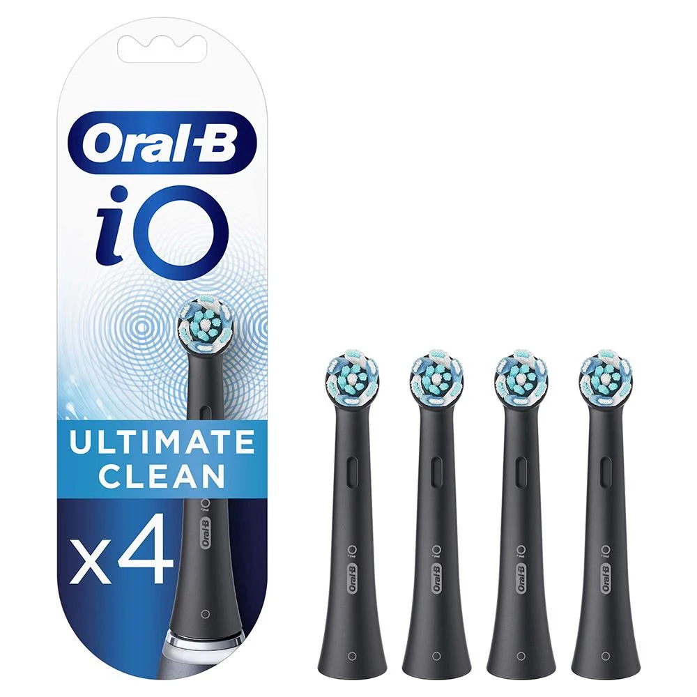 ORAL B iO ULTIMATE CLEAN DİŞ FIRÇASI YEDEK BAŞLIK 4'LÜ SİYAH - Diş Bakımı kategorisi