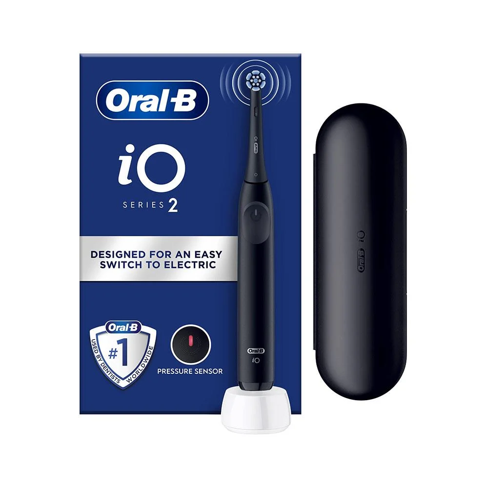 Oral B iO 2 Serisi Şarjlı Diş Fırçası Siyah + Seyahat Kabı - Diş Bakımı kategorisi