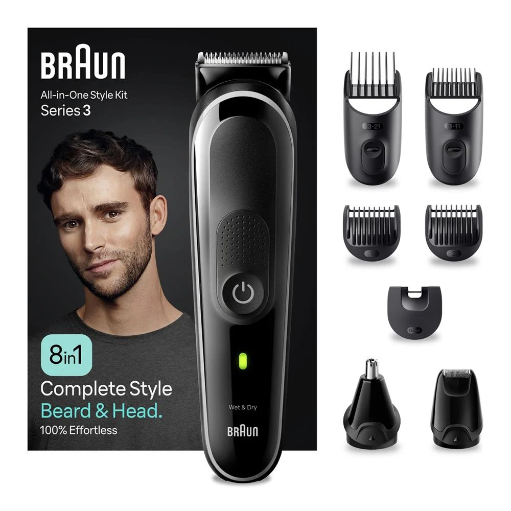 BRAUN MGK 3440 8'İ BİR ARADA ERKEK BAKIM KİTİ - Tıraş Makineleri kategorisi
