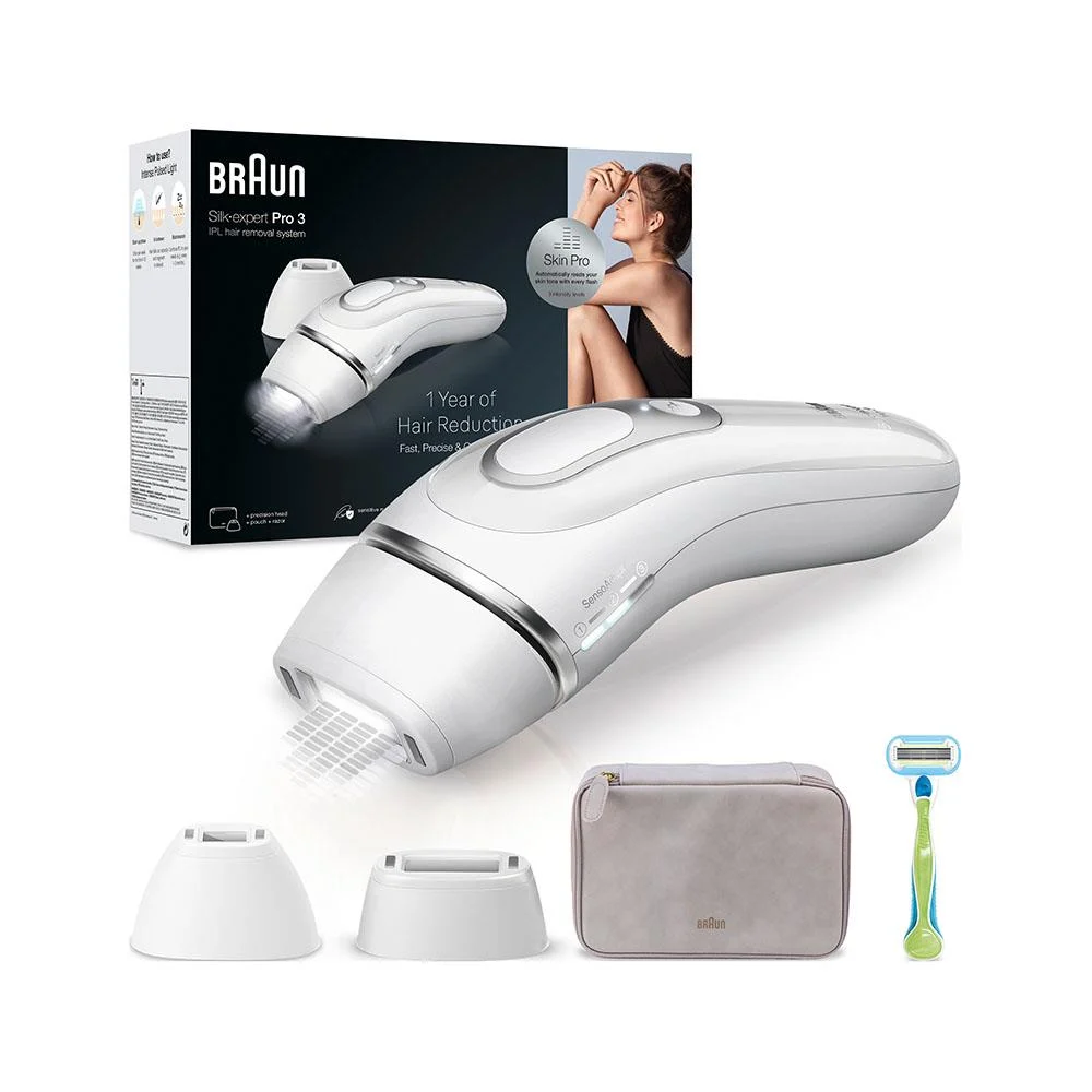 Braun PL 3132 IPL Silk Expert Pro 3, Evde Tüy Alma,Çanta,Venus Tıraş Makinesi, 2 Başlıklı - Epilatörler kategorisi